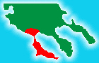 Virtual map of Kassandra, Halkidiki, Greece