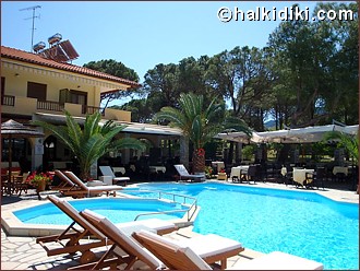 Hotel Vergos, Vourvourou, Sithonia, Chalkidiki, Griechenland