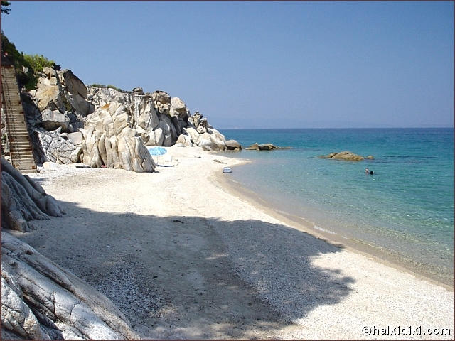 Beaches of Vourvourou area and the small islands, Halkidiki, Greece