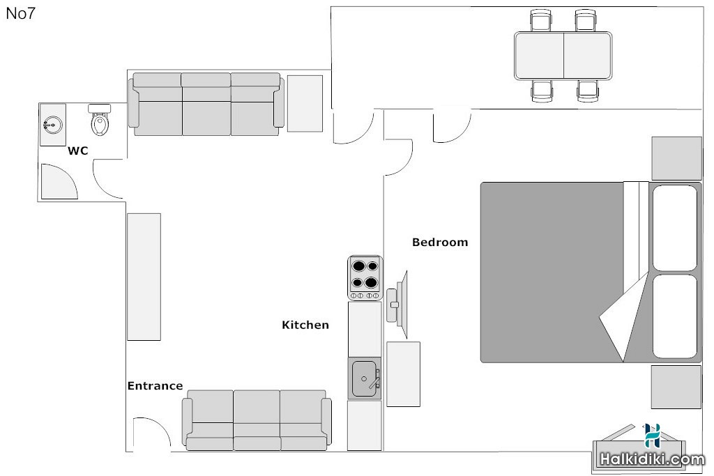 Antoniou Family Αpartments, Apartment No7