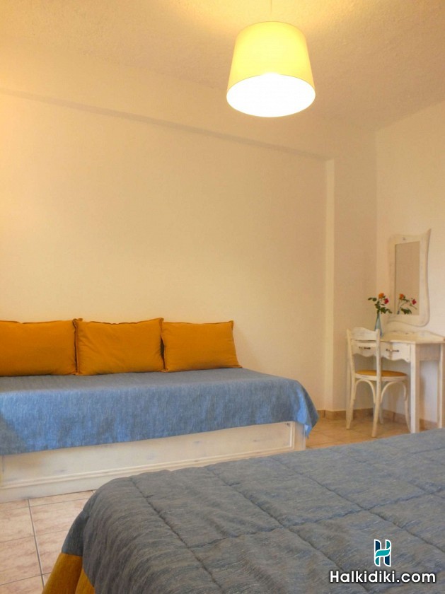 Christaras Apartments, Διαμέρισμα ενός υπνοδωματίου Νο 1, 5, 6 & 10 (2+1) - 1 διπλό & 1 μονό κρεβάτι.