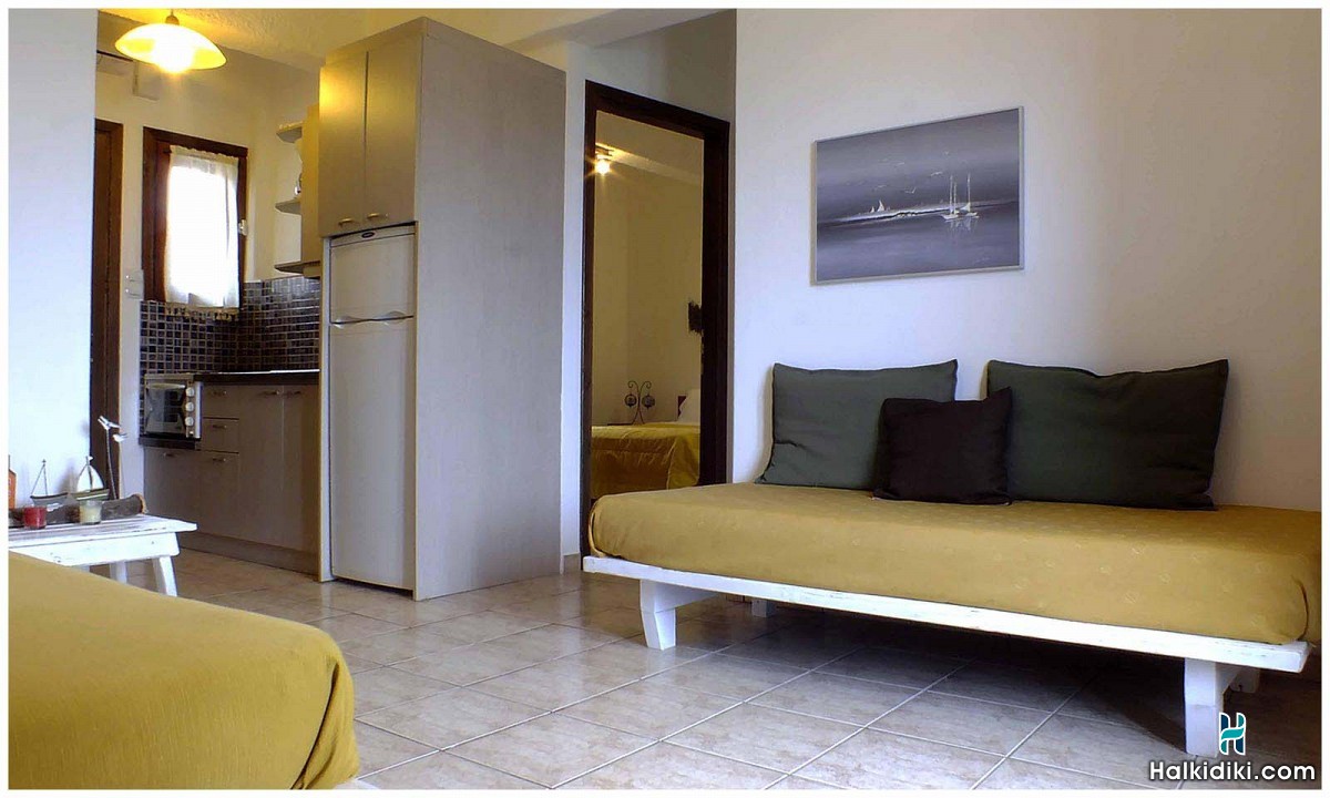 Christaras Apartments, Ground floor apartment No12 & First floor No4 (2+2) -1 double bed & 2 single beds .