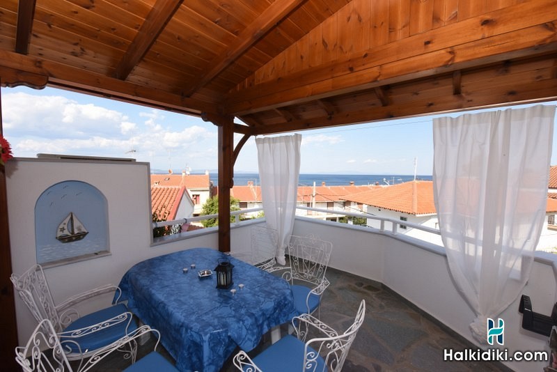 Haus Nikos, Apartment mit Meerblick (5 Personen)