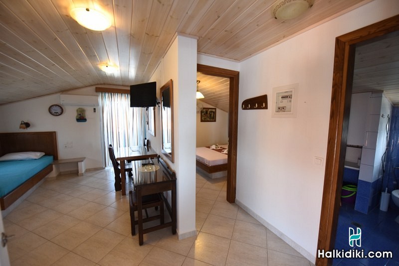 Haus Nikos, Apartment mit Meerblick (5 Personen)