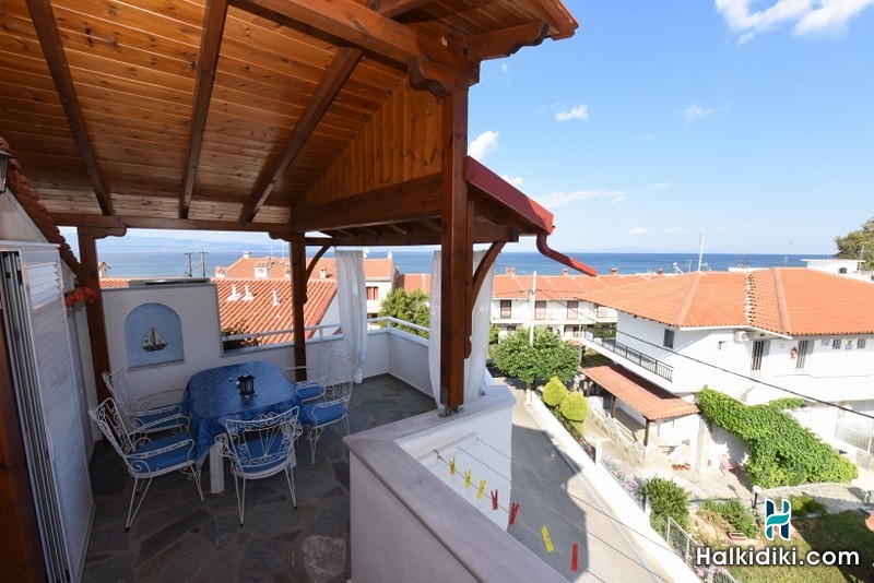 Haus Nikos, Apartment mit Meerblick (5 Personen)