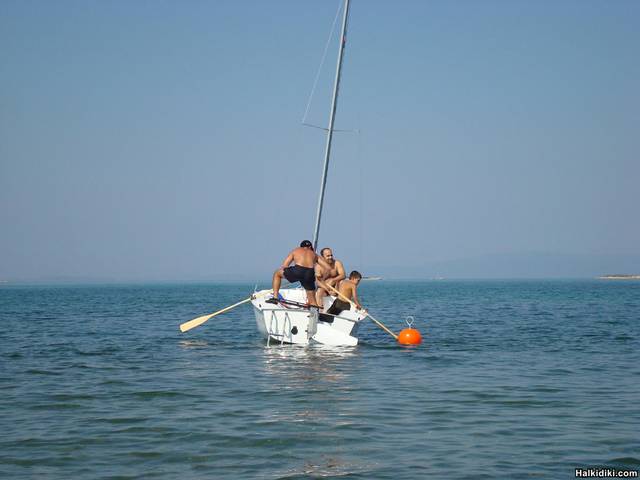 Sailling in Vourvourou