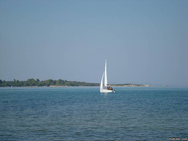 Sailling in Vourvourou