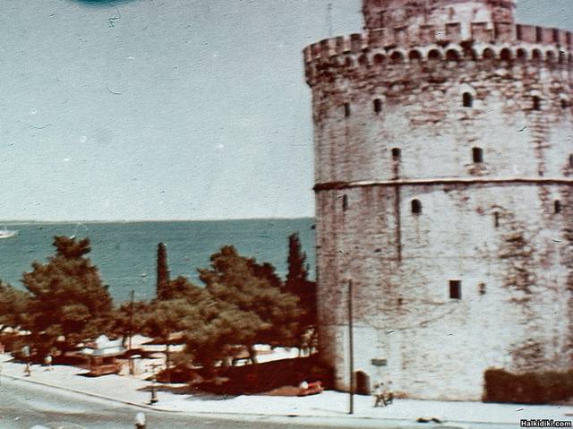 White_Tower1950ish_withour_first_roll_off_slide_film_Agfa_I_think_