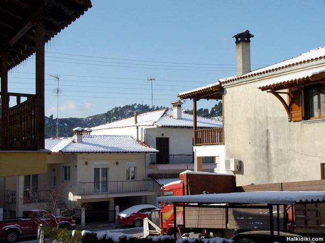 Agios Nikolaos with snow