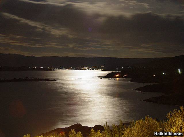 Halkidiki full moon