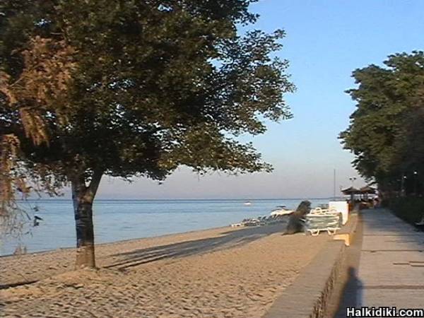 Hanioti seafront may 2006