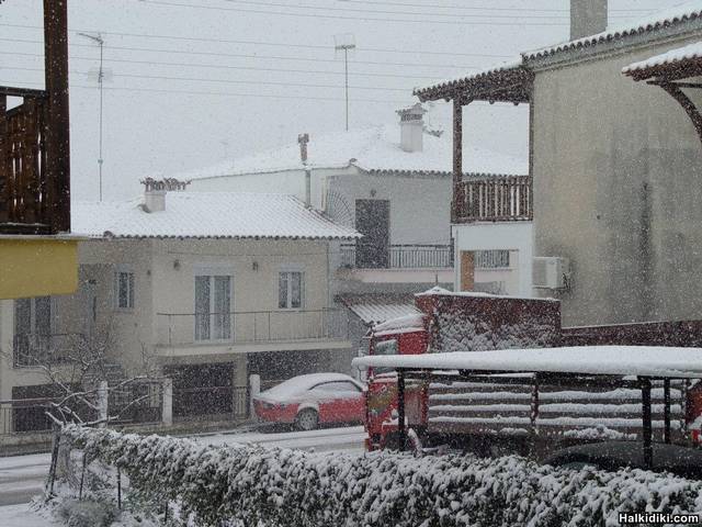 Snow in Sithonia