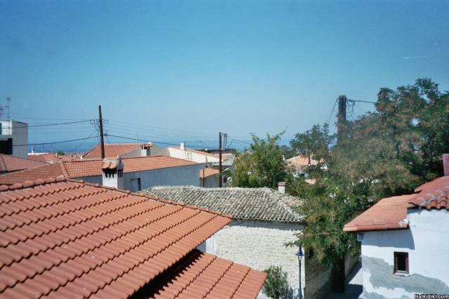 view from balcony, villa vatalis pefkohori