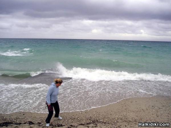 stormy beach