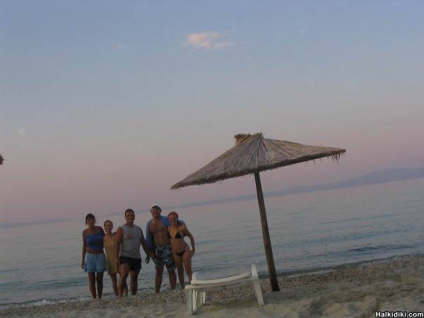 Kriopigi Beach, evening melancholy before leaving.... (July 15, 2006)