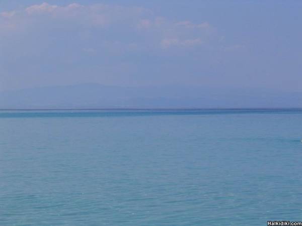 View of the calm and serene sea