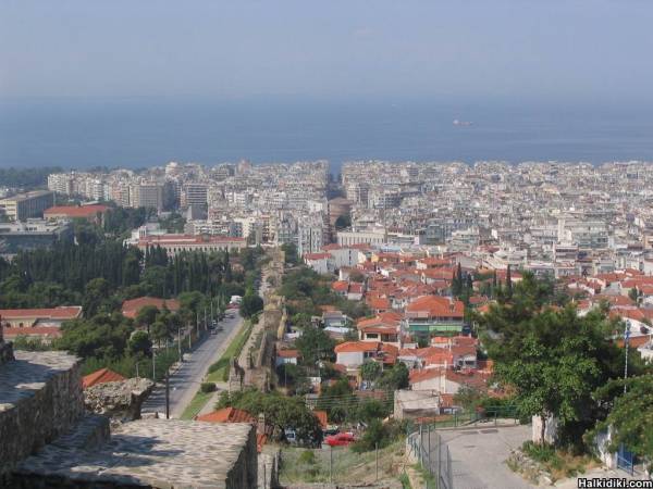 View from the top of the city, Thessaloniki