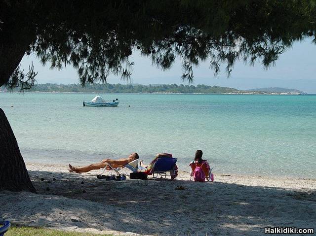 On the beach of Vourvourou