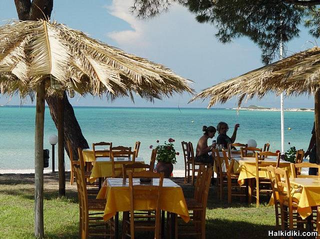 On the beach of Vourvourou