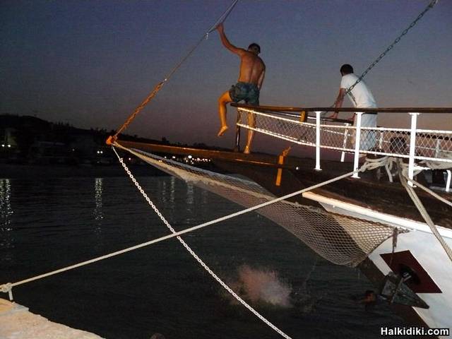 Pefkohori Boat Jump