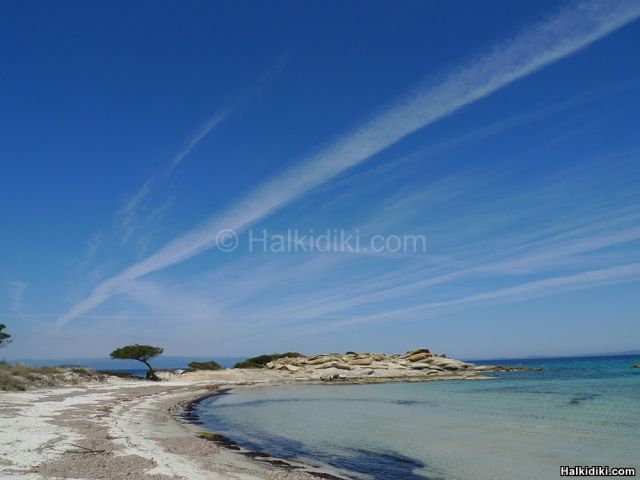 Karidi beach in Vourvourou - Spring time