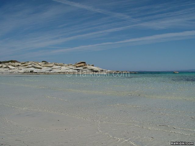 Karidi beach in Vourvourou - Spring time