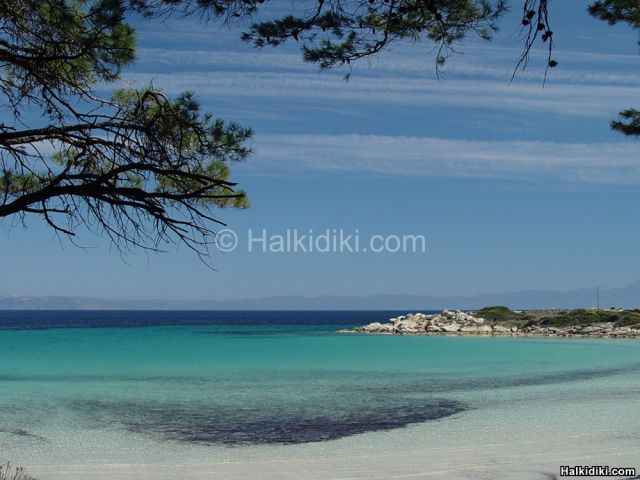 Karidi beach in Vourvourou - Spring time