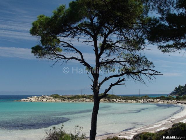 Karidi beach in Vourvourou - Spring time