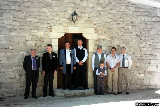 outside kassandria town hall chapel