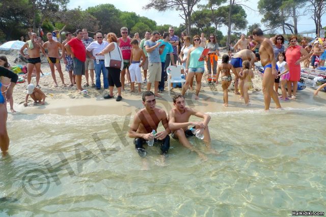 Swim around Diaporos island