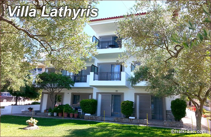 Villa Lathyris, Πολύχρονο, Κασσάνδρα, Χαλκιδική