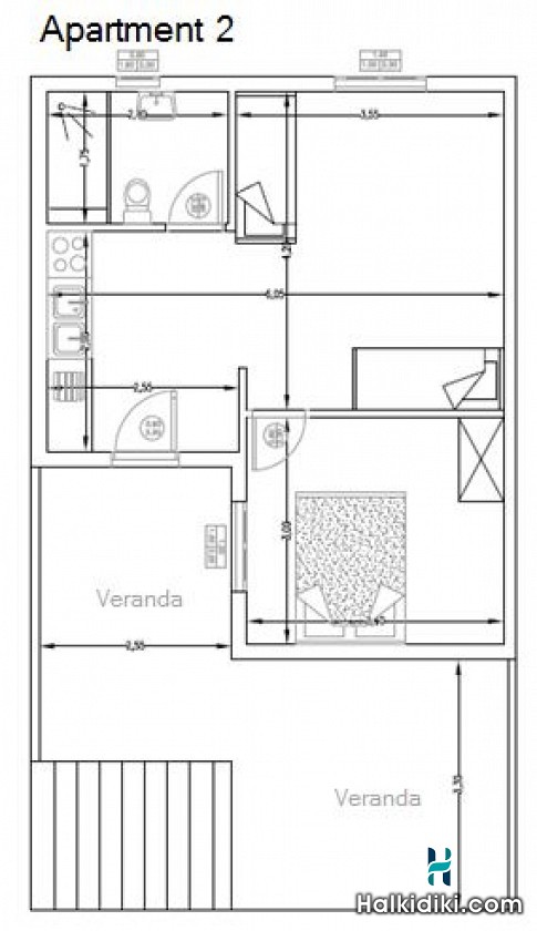 Villa Zissis, Apartment