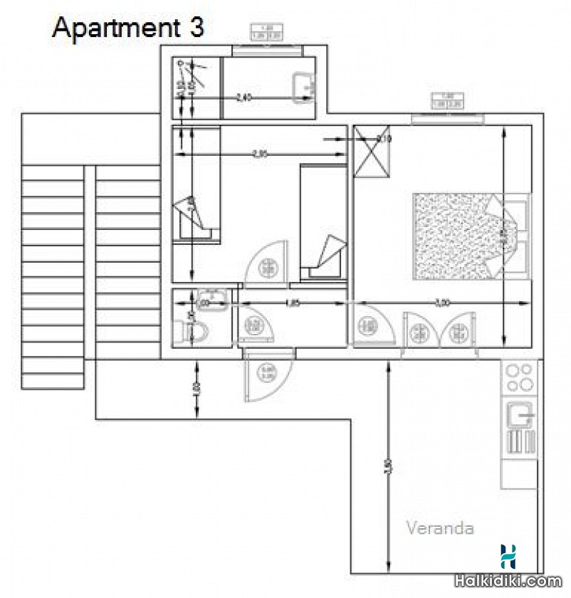 Villa Zissis, Apartment 3